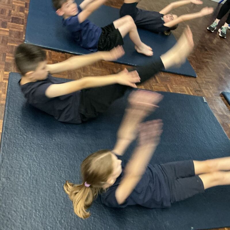 Image for the Tweet beginning: During our PE sessions in