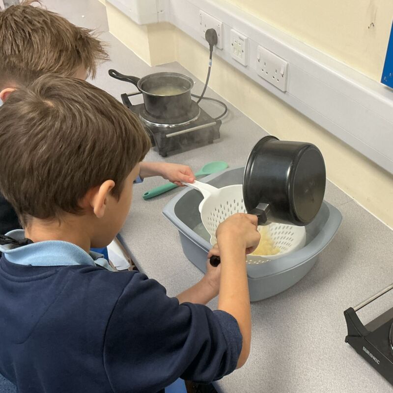 Image for the Tweet beginning: Today was Year 4’s cooking