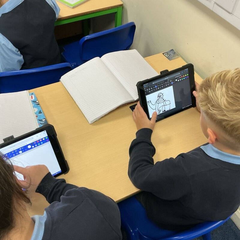 Image for the Tweet beginning: Today Year 4 have created